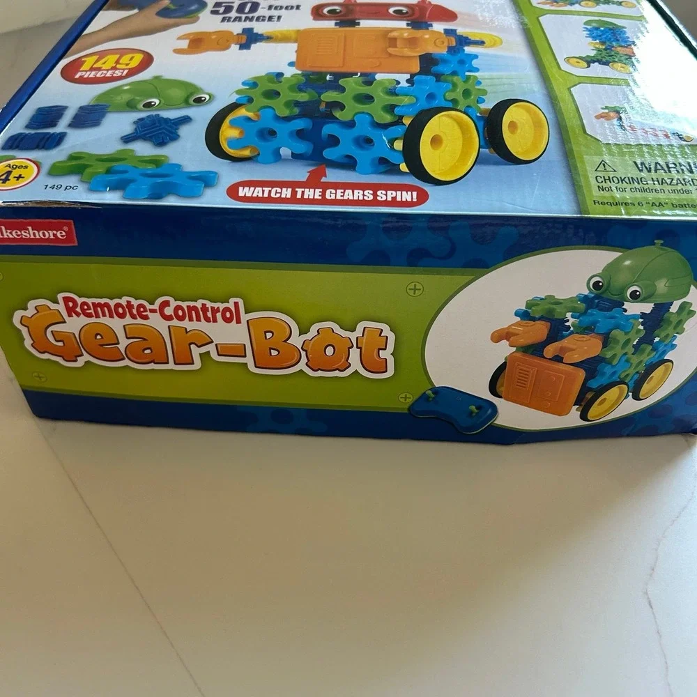 Lakeshore Remote Control Gear Bot Build Your Own Robot